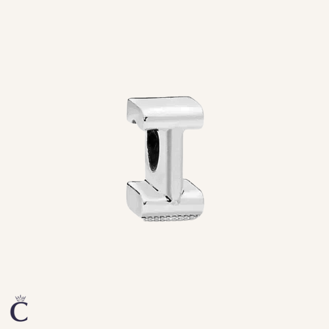 Alphabet Charms Letter I in Silver