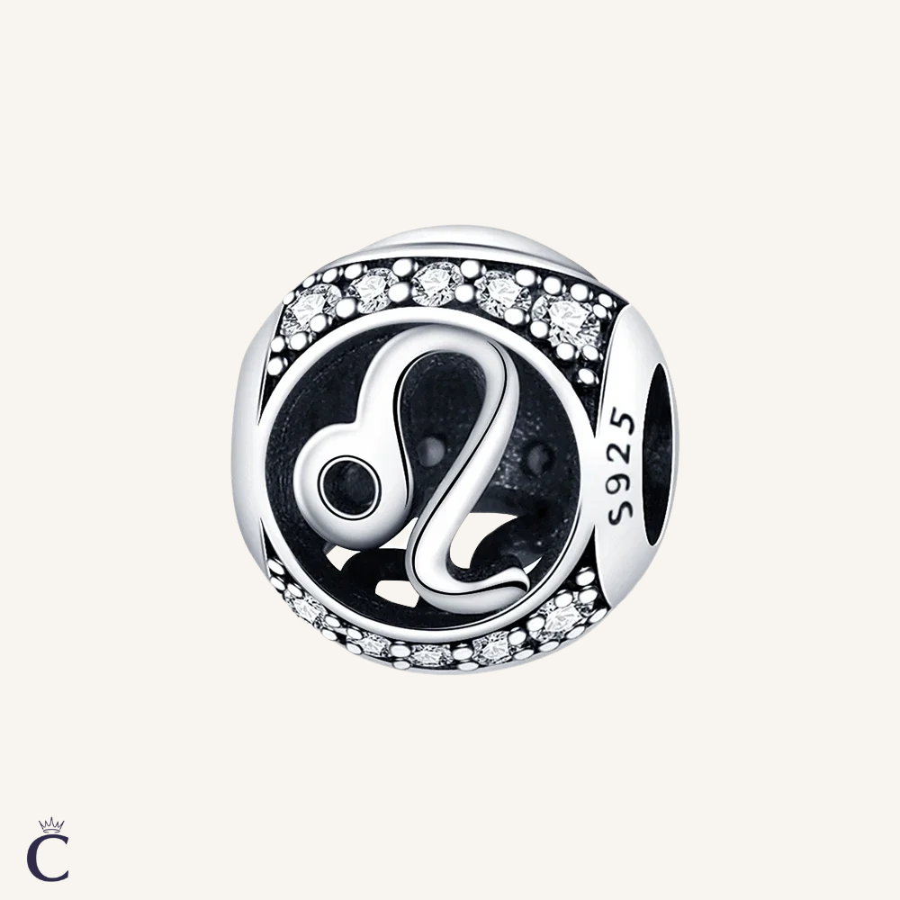 Silver Leo Zodiac Charms