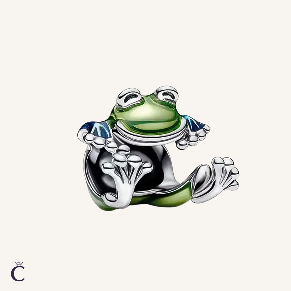 Charm Grenouille Argent