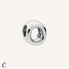 Charms alphabet Lettre O en Argent