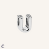 Charms alphabet Lettre U en Argent