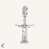 Charm Christ Rédempteur Argent
