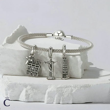 Charm Christ Rédempteur Argent