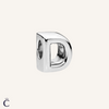 Charms alphabet Lettre D en Argent