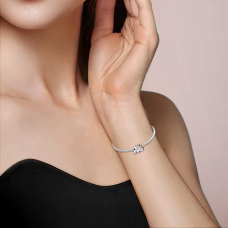 Charm Éléphant Argent