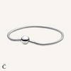 Bracelet Boule & Maille Serpent Argent 925/1000e