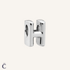Charms alphabet Lettre H en Argent